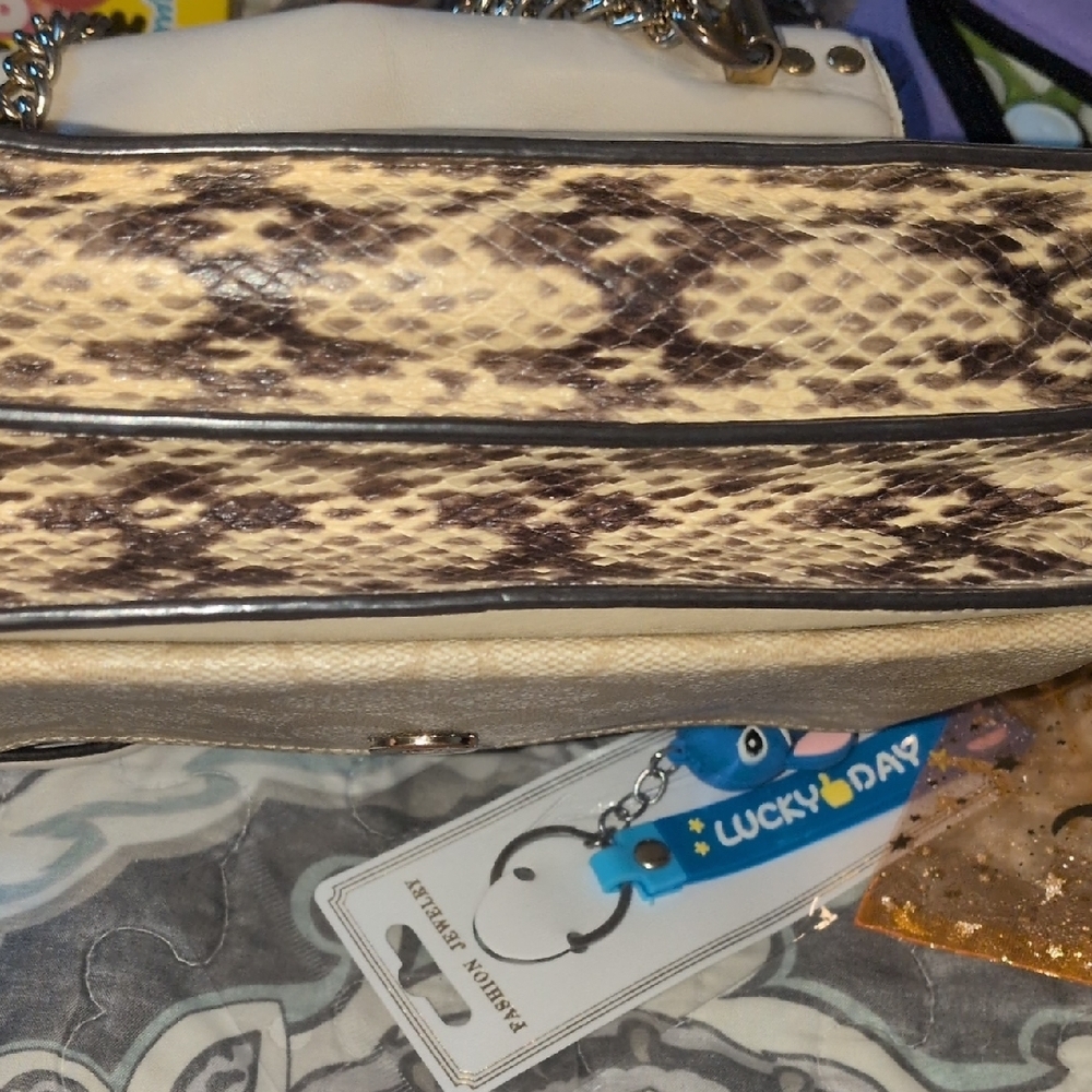 Coach Klare Crossbody Signature With Snake Texture On Sides - Picture 8 of 10